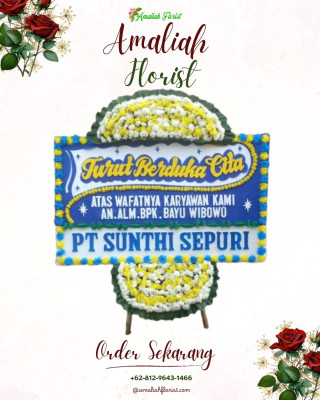 Papan Bunga Duka di Rempang Cate