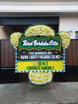 Papan Bunga Duka di Rempang Cate