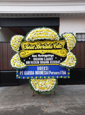 Papan Bunga Duka di Rempang Cate