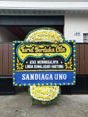 Papan Bunga Duka di Rempang Cate