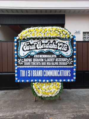 Papan Bunga Duka di Rempang Cate